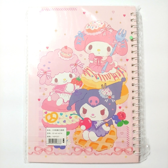 Kuromi/My melody and Cinnamoroll notebooks - Picture 5 of 6